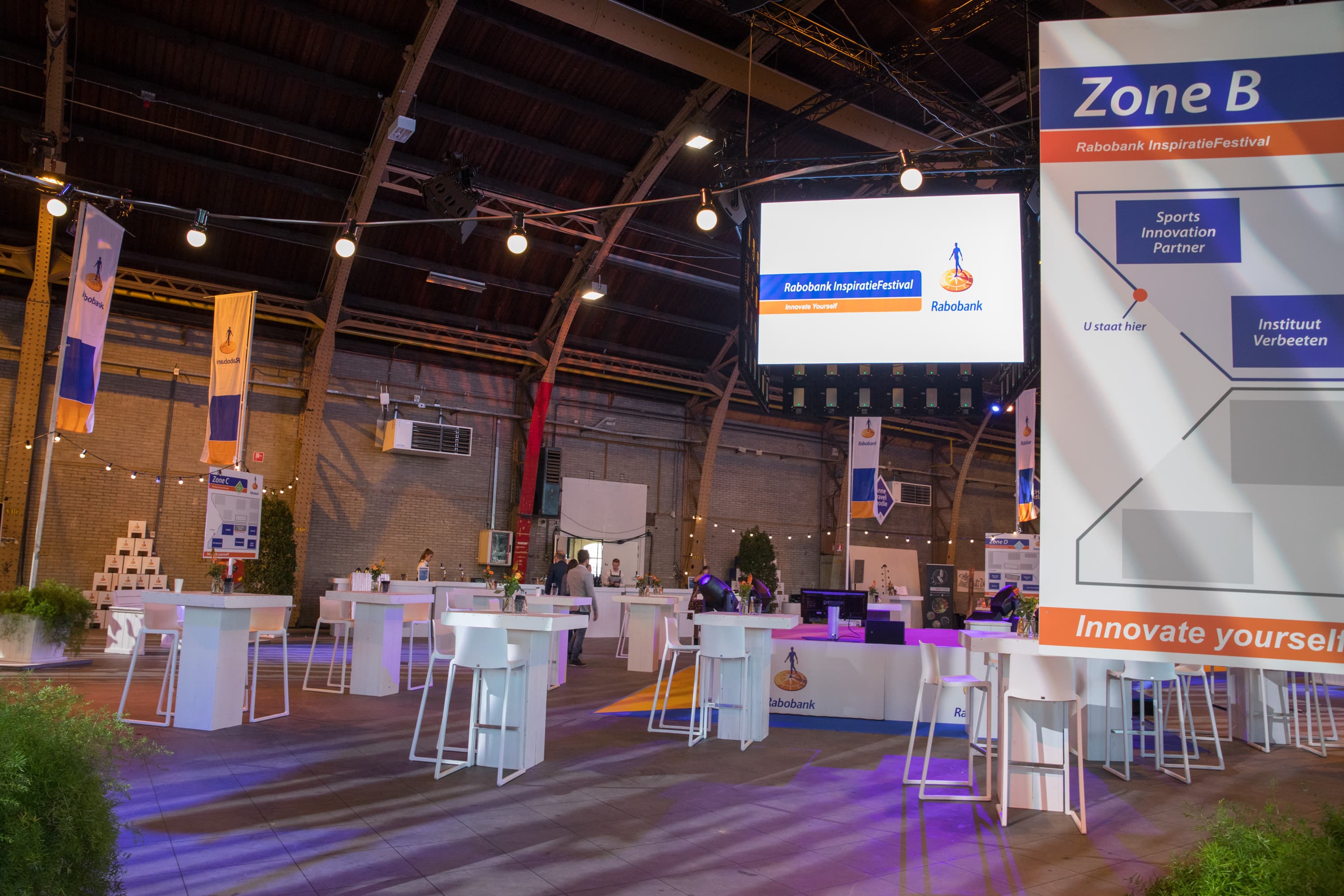 Rabobank InspiratieFestival - zaalindeling met stoelen