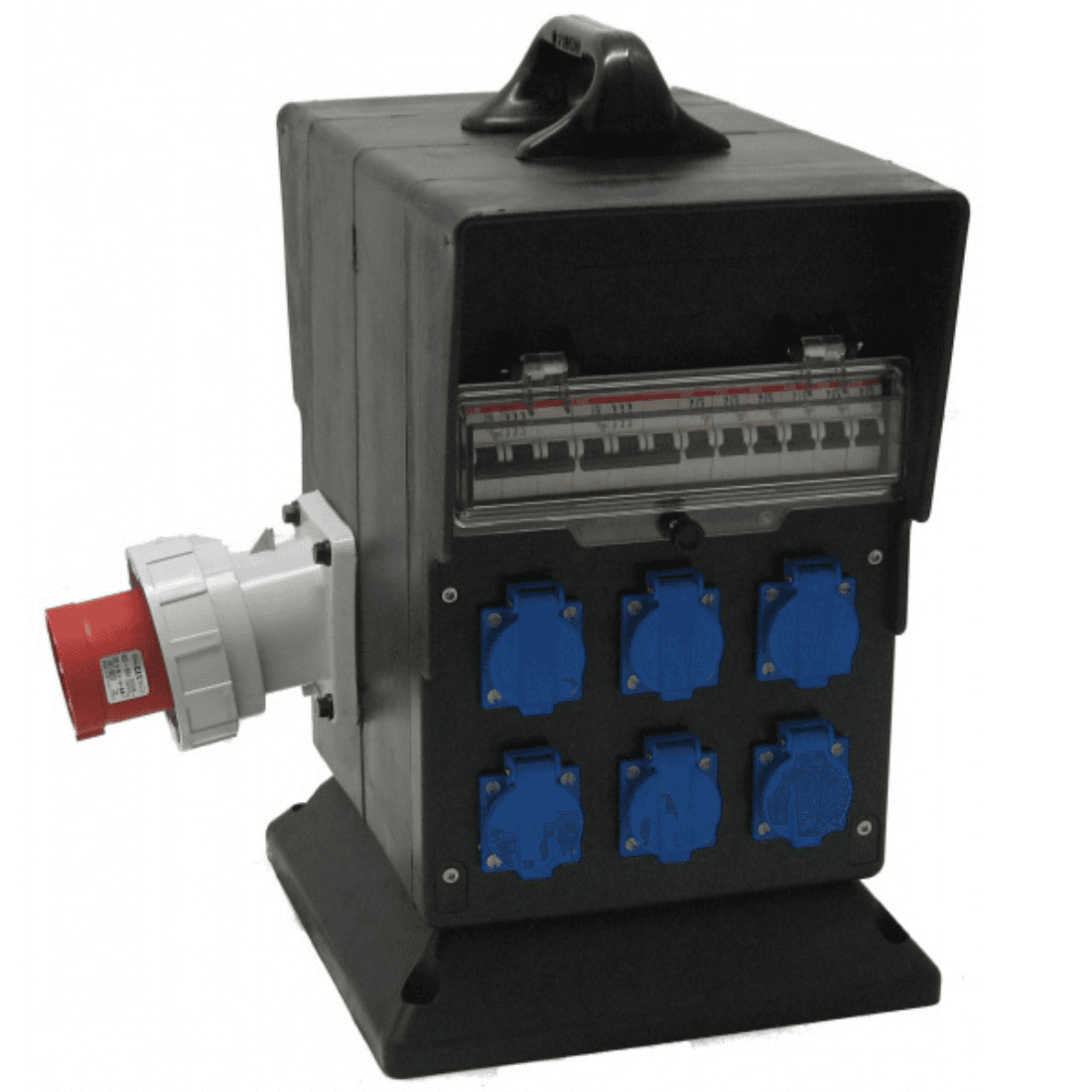 Friand - 63A Power Splitter IP65 -> 6 x schuko -> 2 x 32A