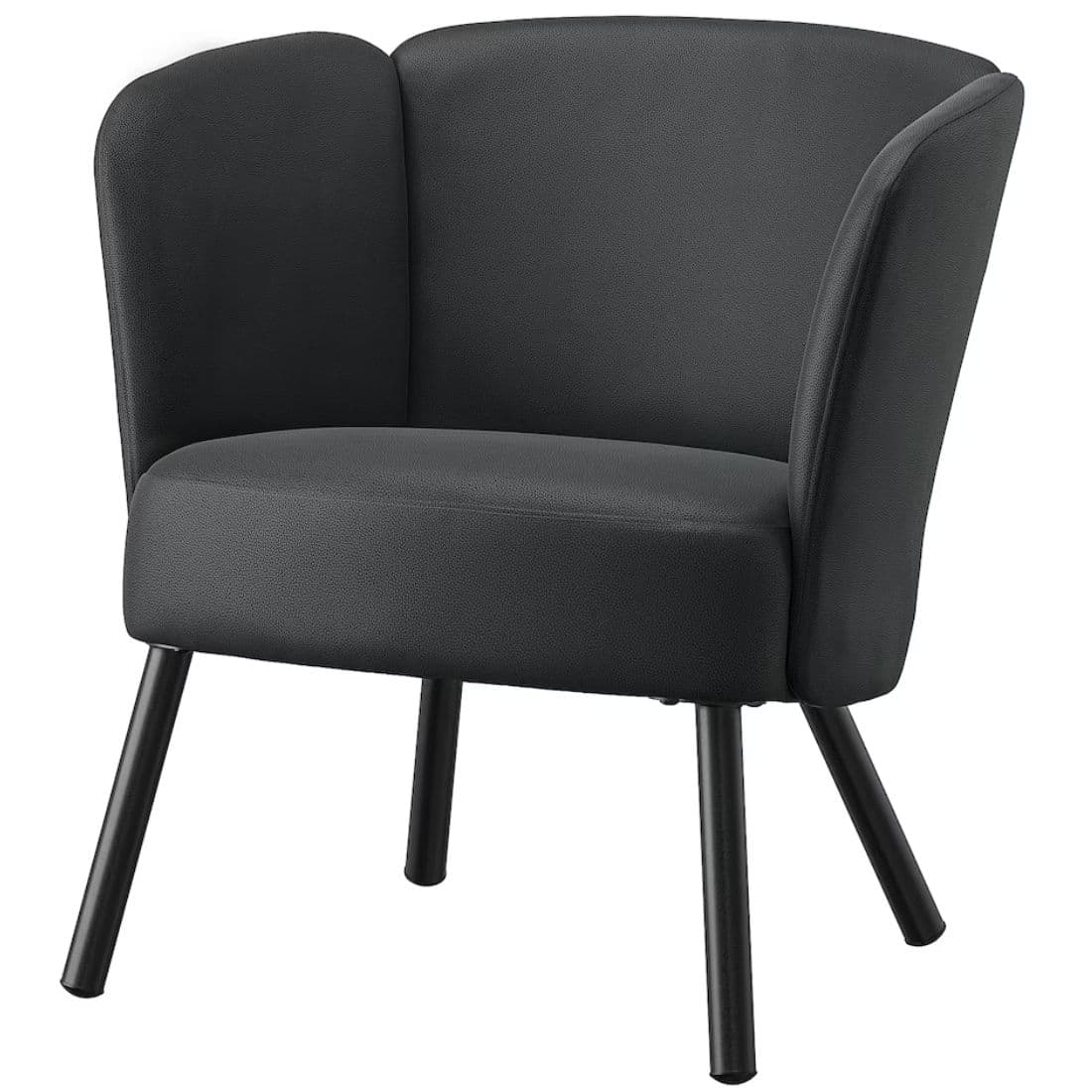 Fauteuil Vissle zwart