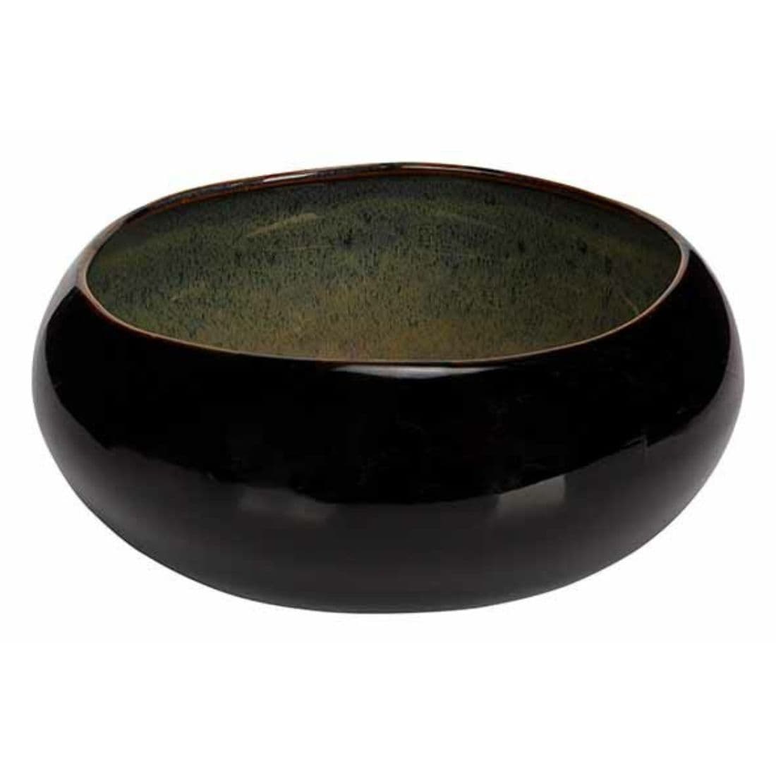 Schaaltje Splash Black 16x6,5cm