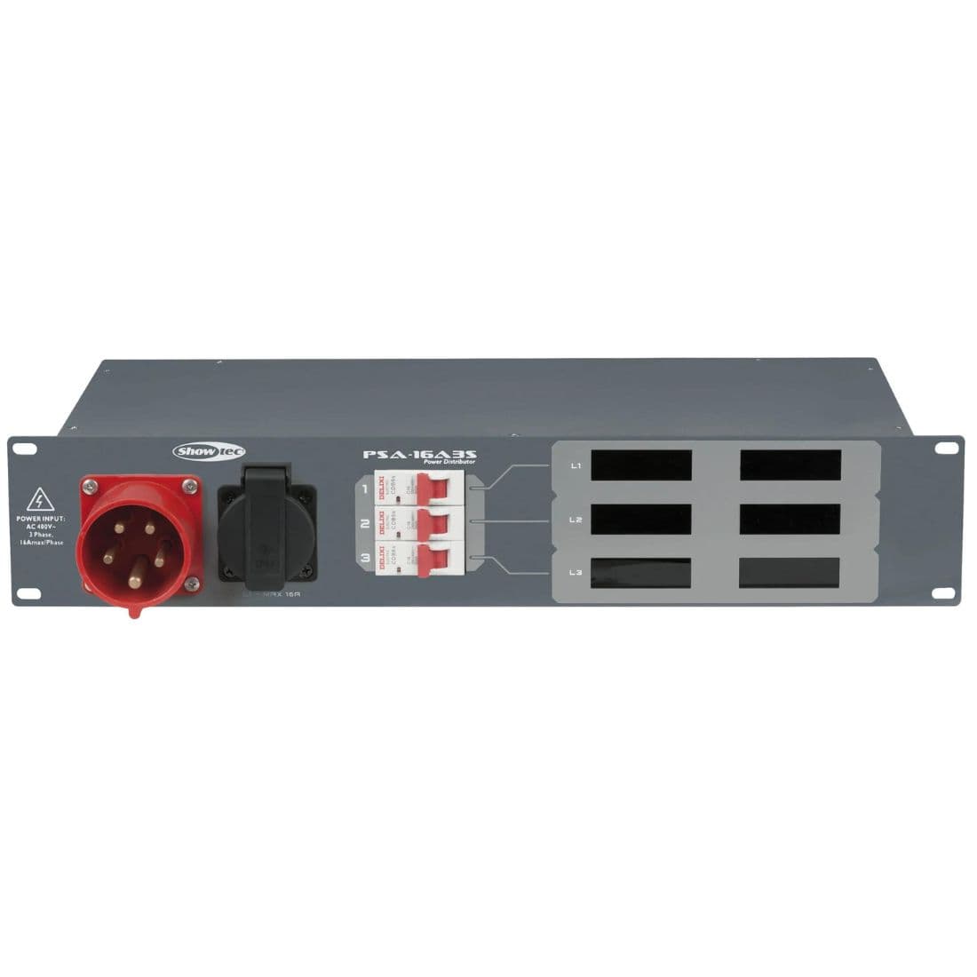 Showgear - 16A Power Splitter - PSA-16A3S