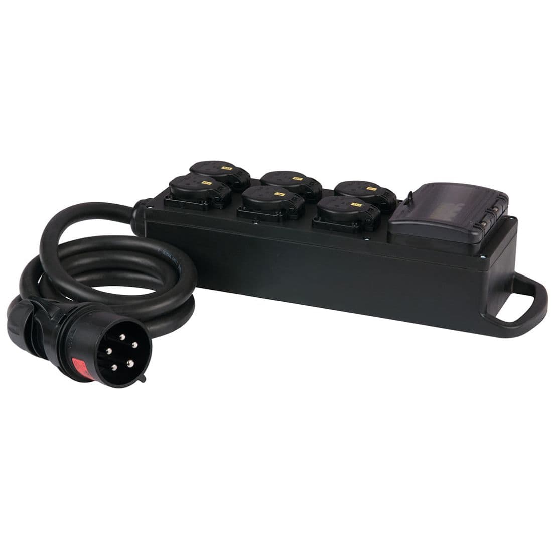 PCE - 32A Power Splitter IP65 -> 6 x schuko