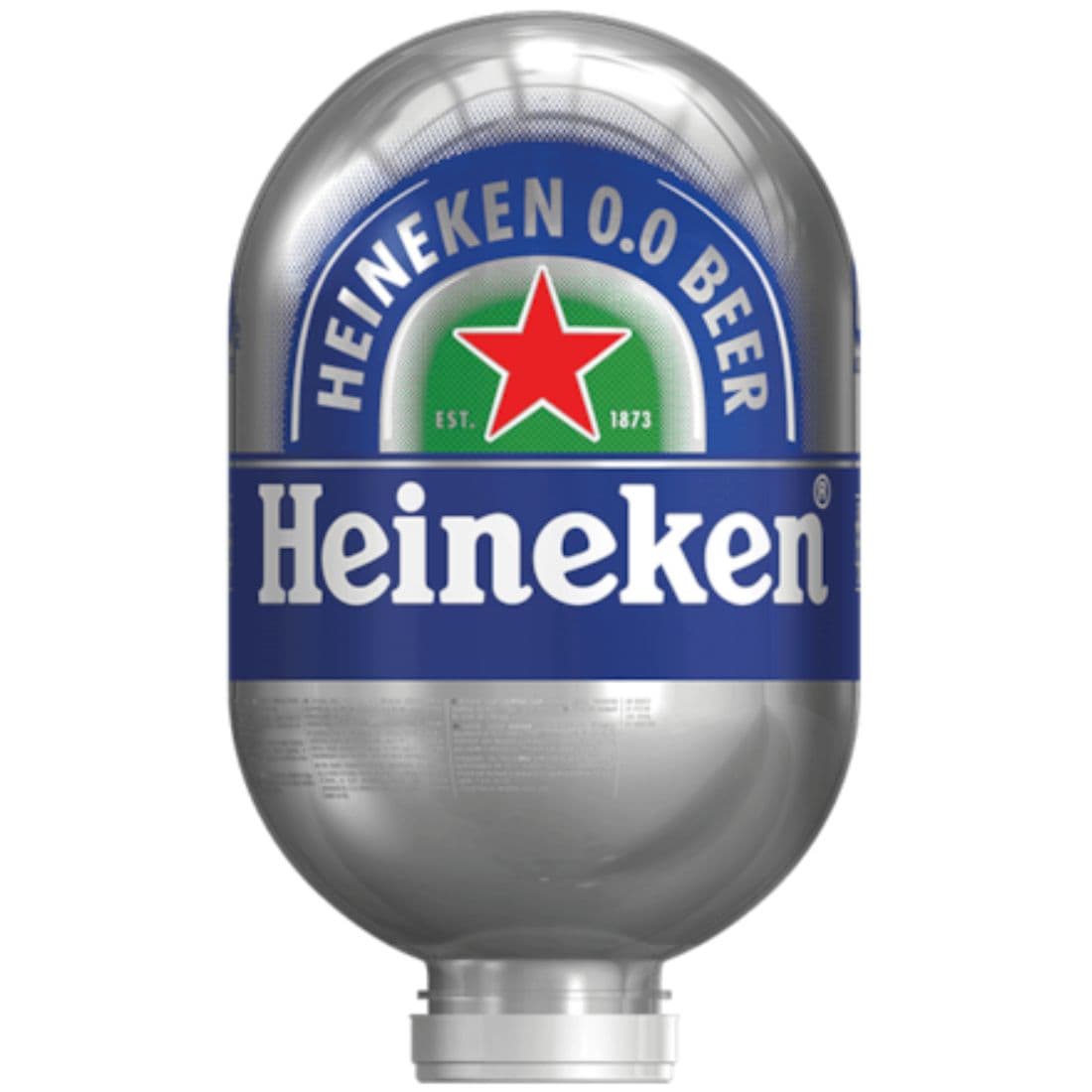 Heineken 0.0% - fust - 8L - voor Bladetap