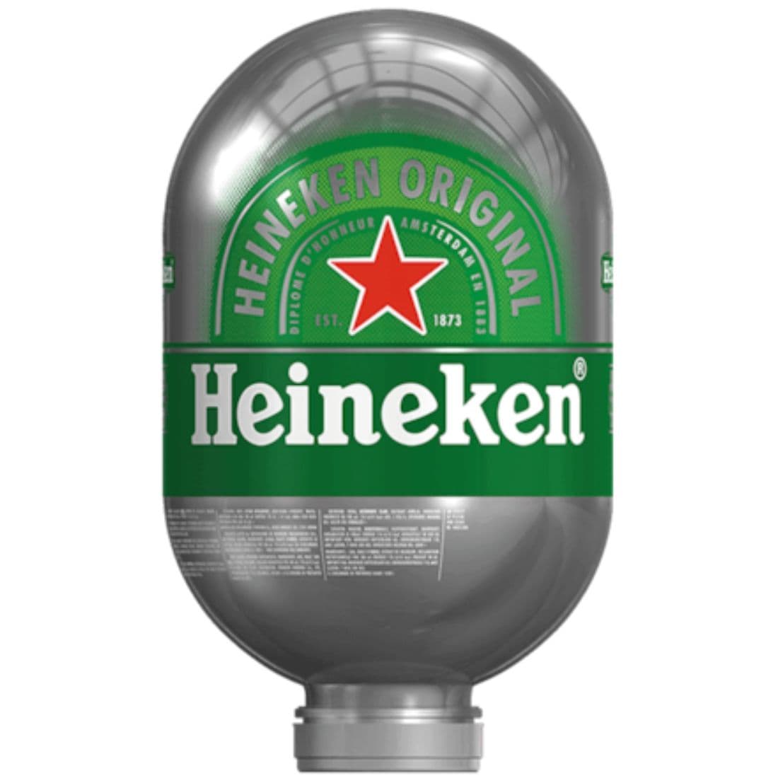Heineken - fust - 8L - voor Bladetap