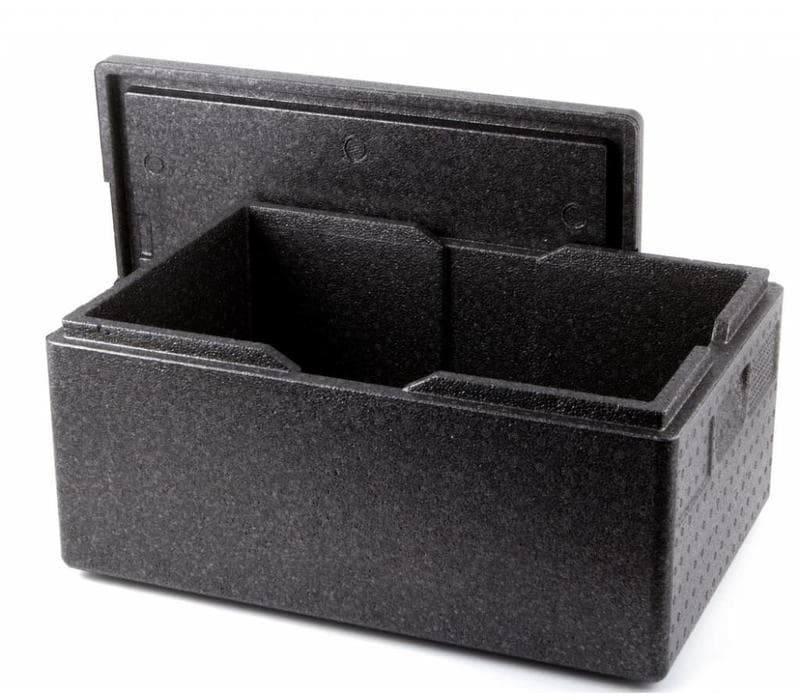 Thermobox zwart 1/1 GN - 40l