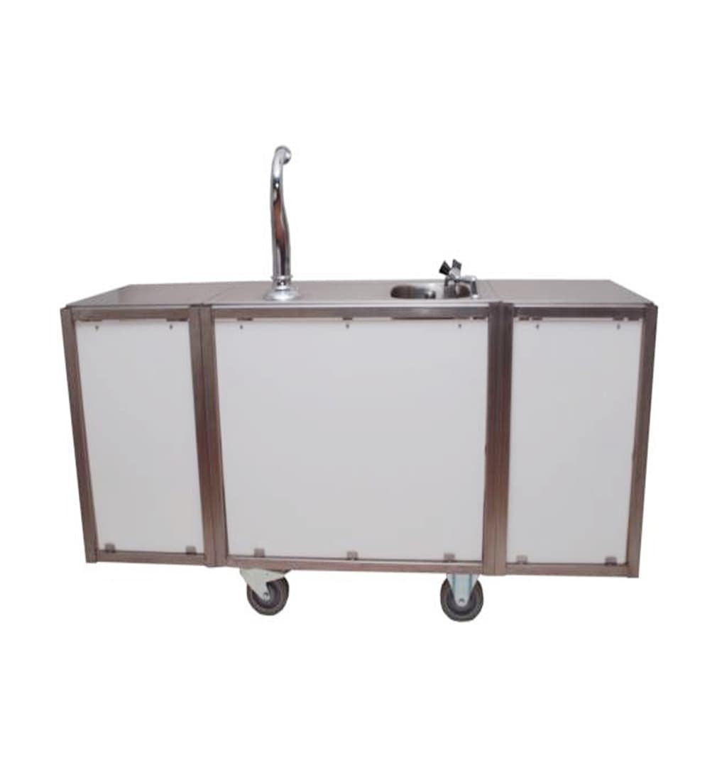 Biertap inklapbaar watergekoeld wit