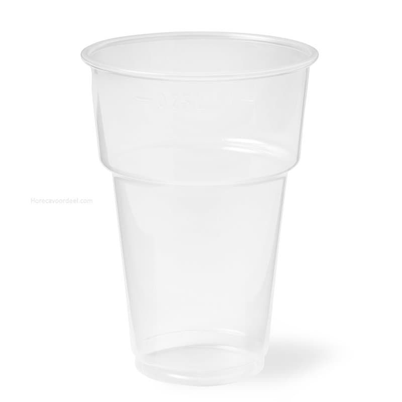 Beker plastic 250ml (1000 stuks)