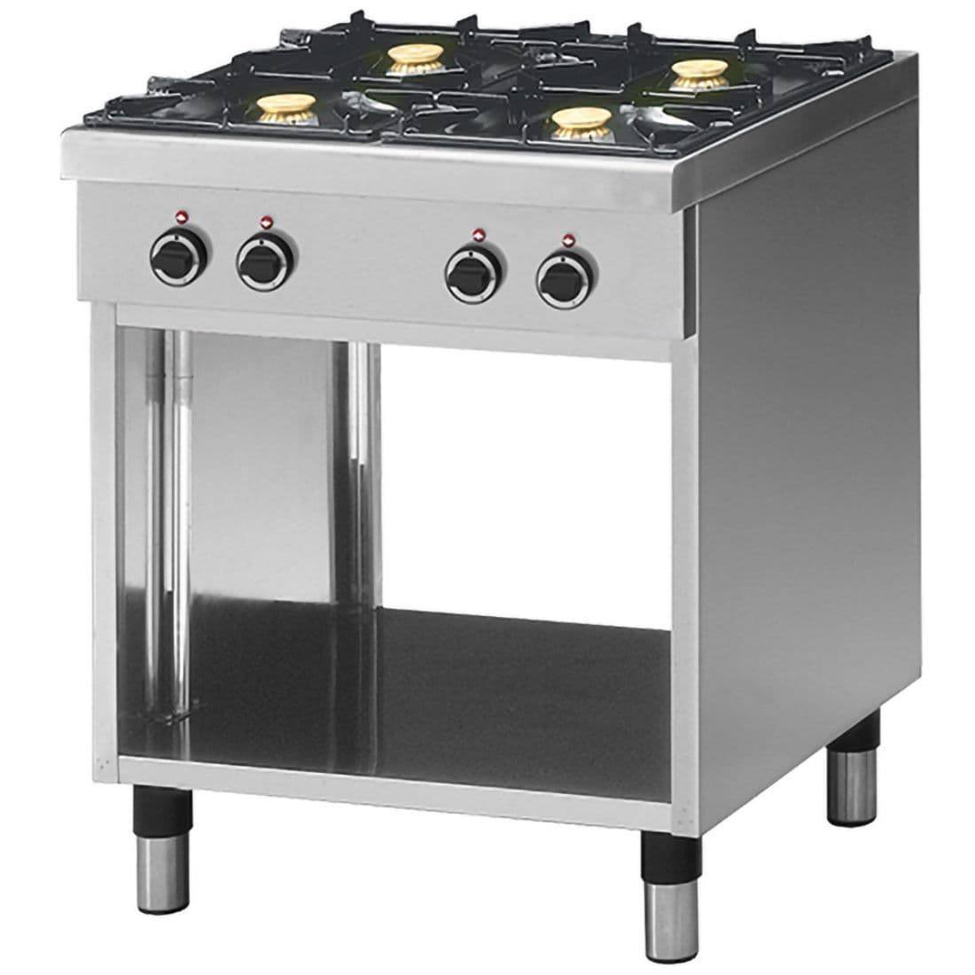 Gasfornuis 4 pits modulair gas