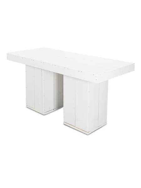 Tafel steigerhout wit 160x72cm