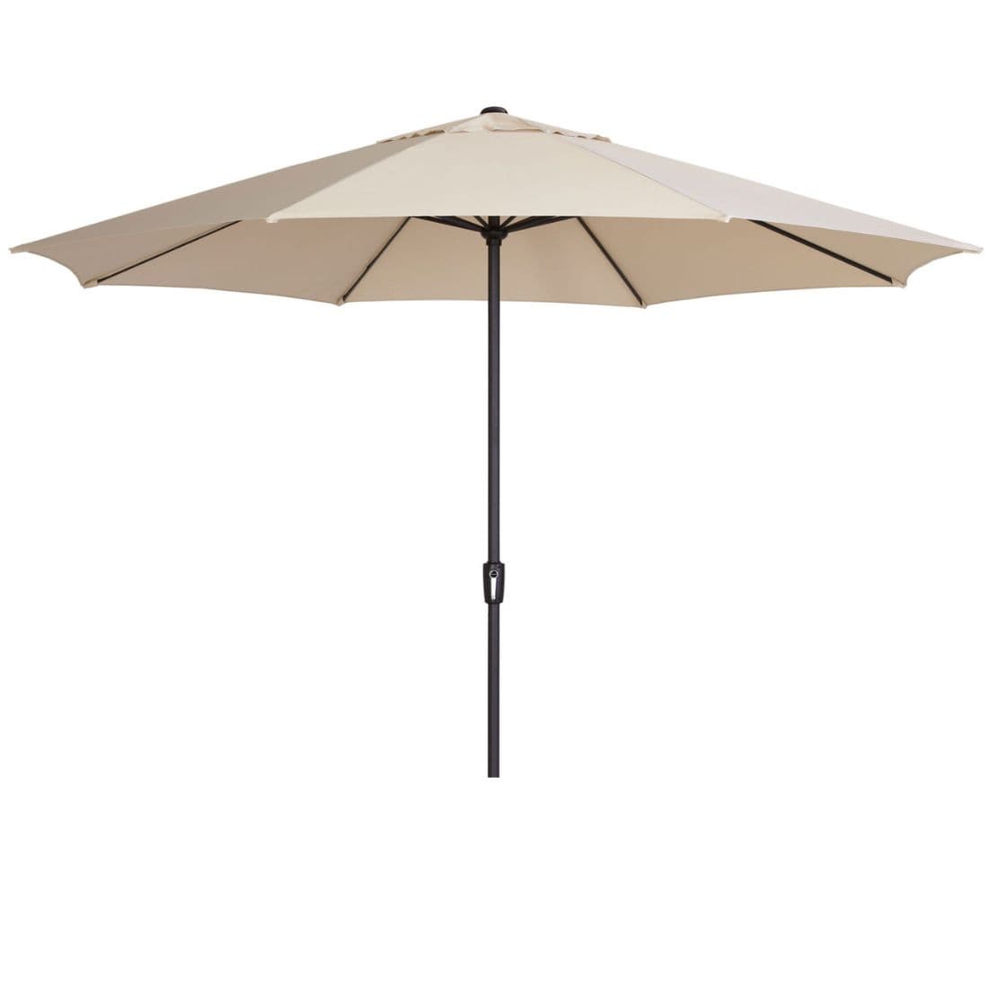 Parasol - 3,5m Ø - ecru - met voet