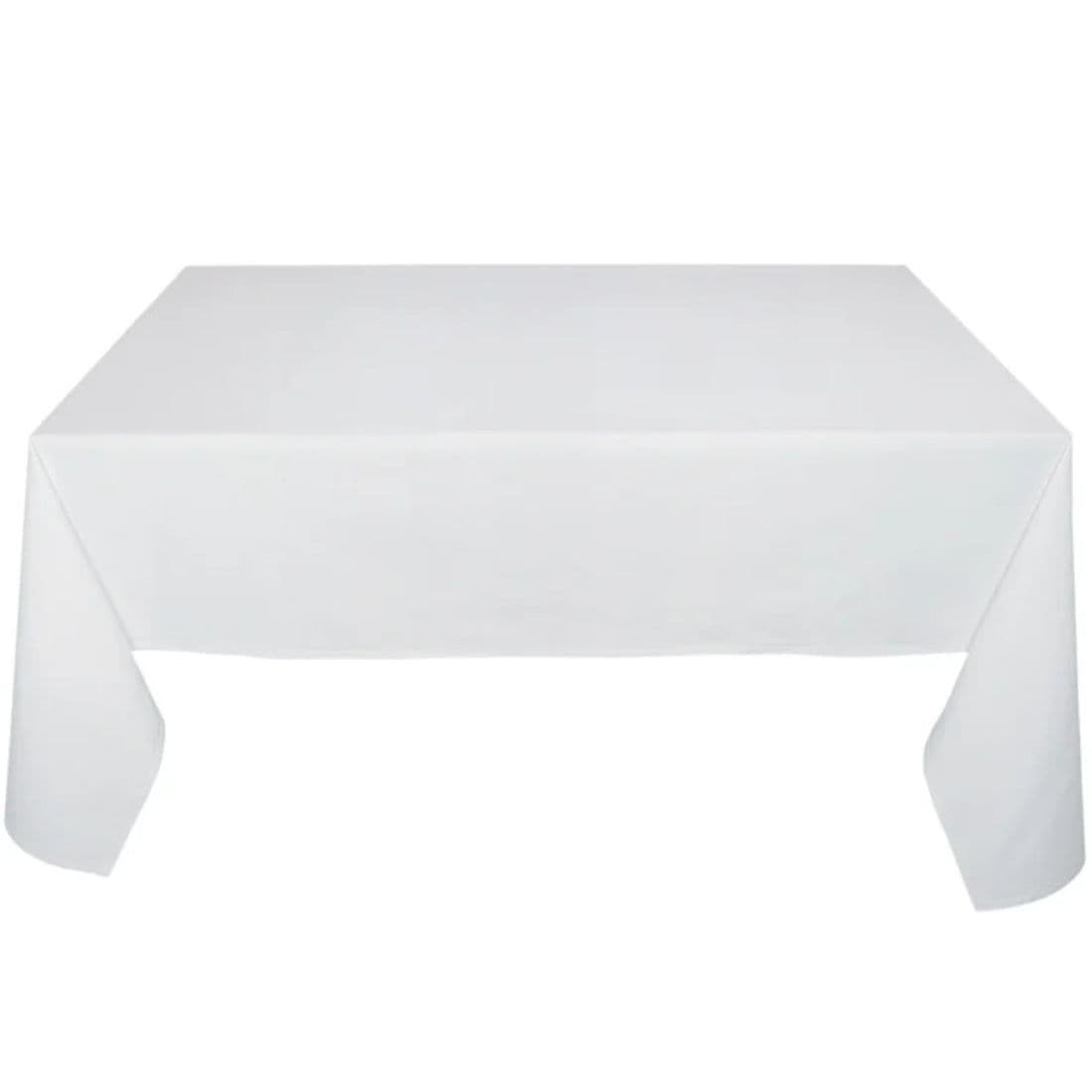 Tafelkleed linnen wit 160x160cm