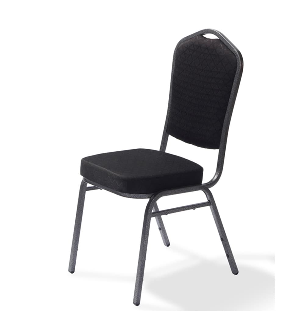 Stack chair castle zwart