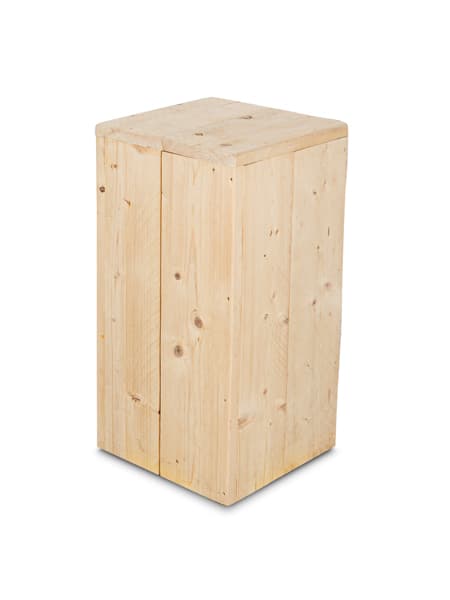 Sokkel steigerhout 77x40x40cm