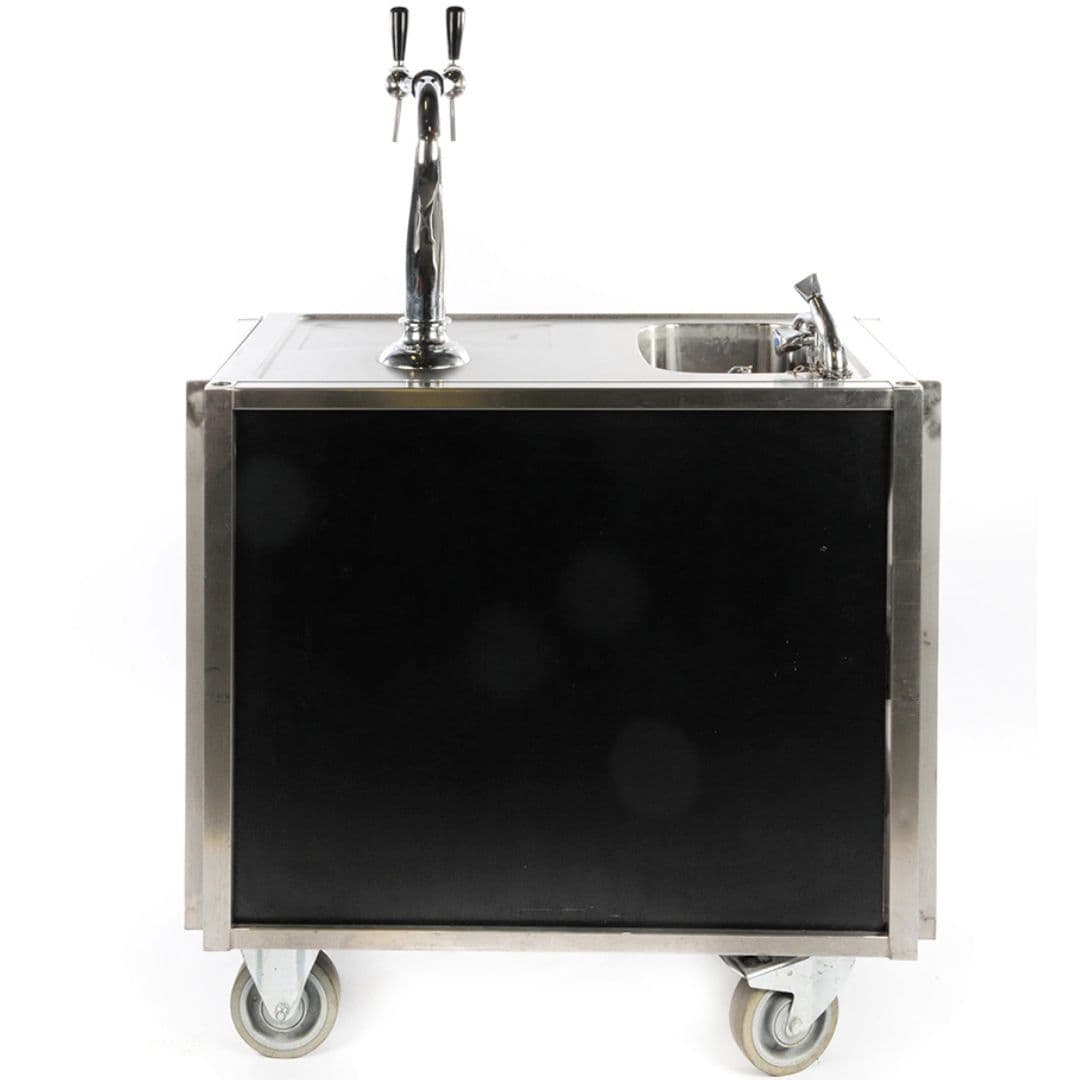 Biertap watergekoeld zwart 100cm