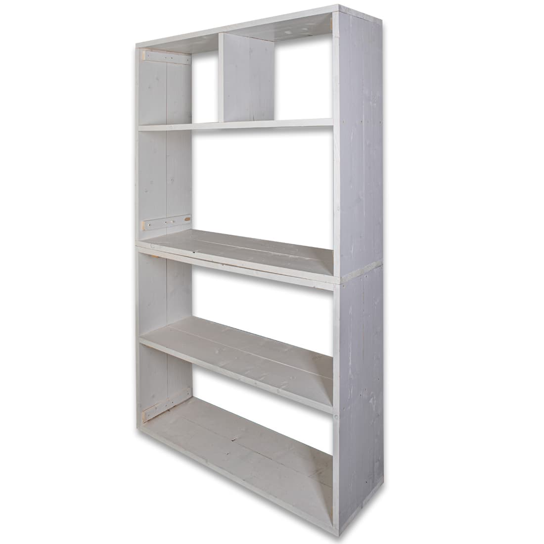 Achterkast steigerhout wit