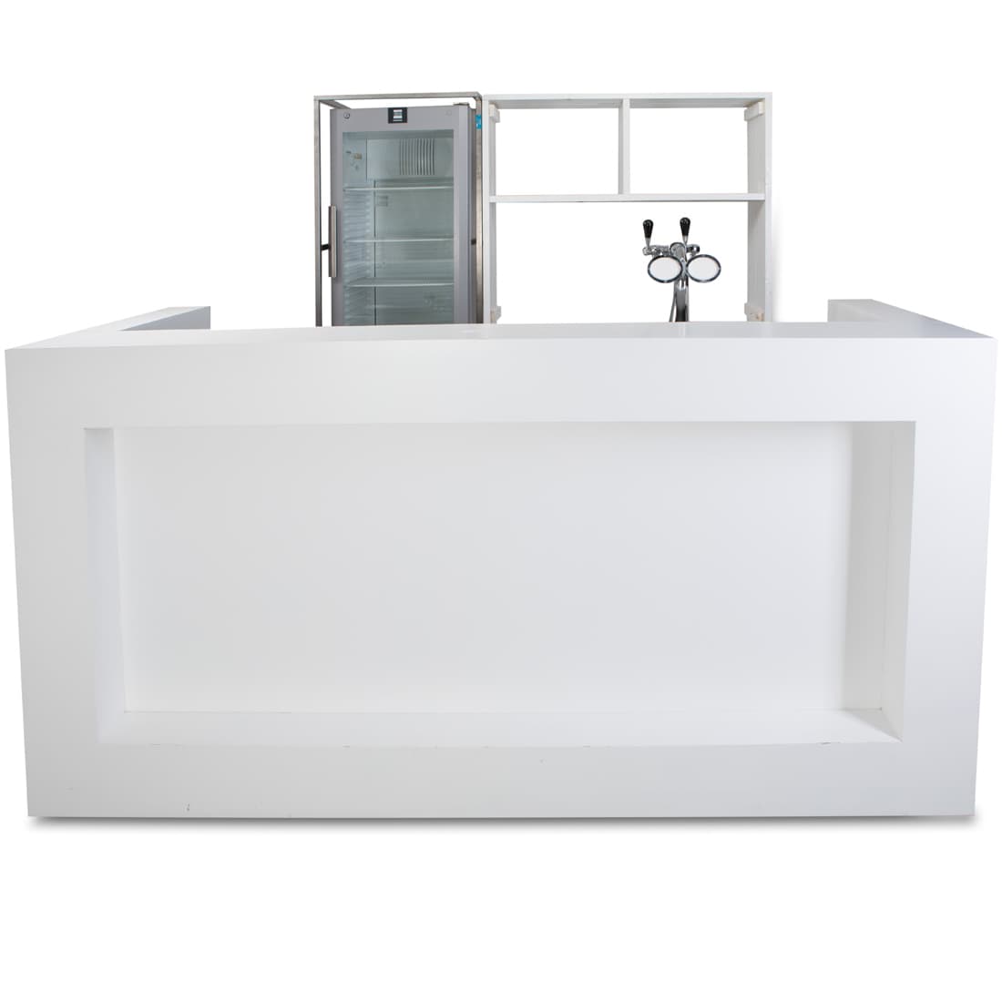 Bar wit incl. led verlichting compleet