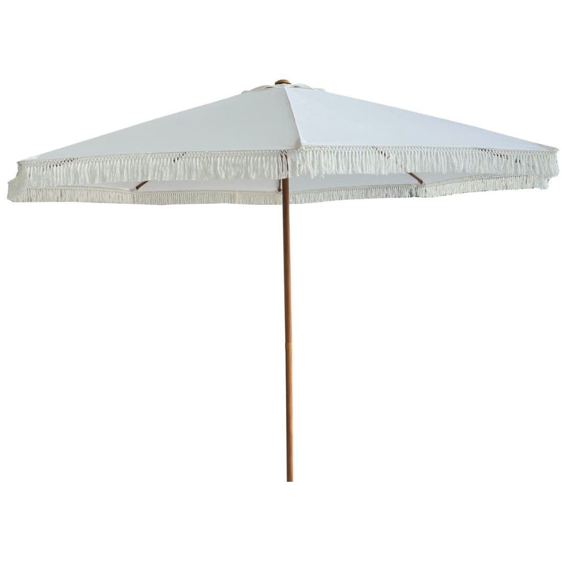 Parasol Ibiza - 3m Ø - off white - met voet