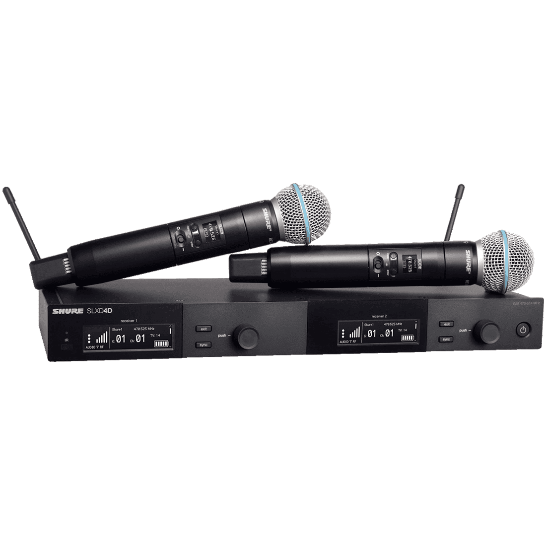 Shure - SLXD - 2 x Wireless Microphone - set