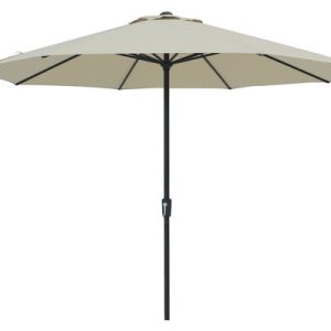 parasol 3,5m Ø ecru met voet