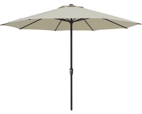 parasol 3,5m Ø ecru met voet