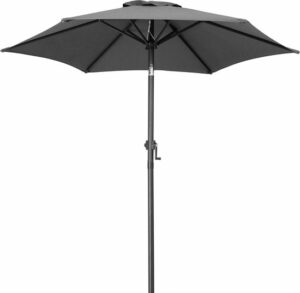 parasol 3,5m Ø zwart met voet