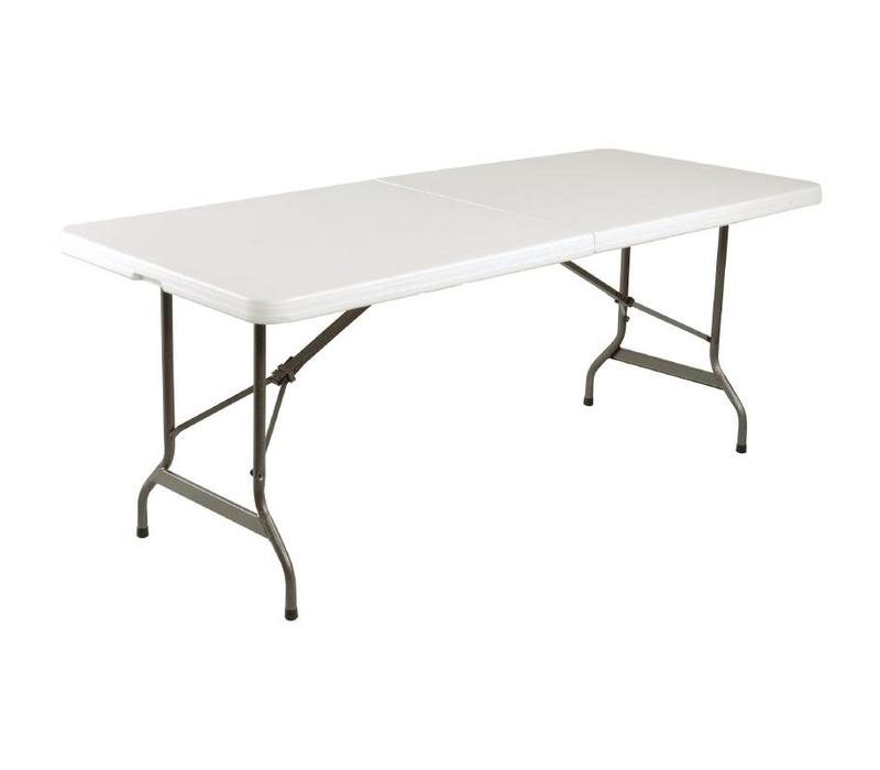 tafel inklapbaar wit 183x76cm