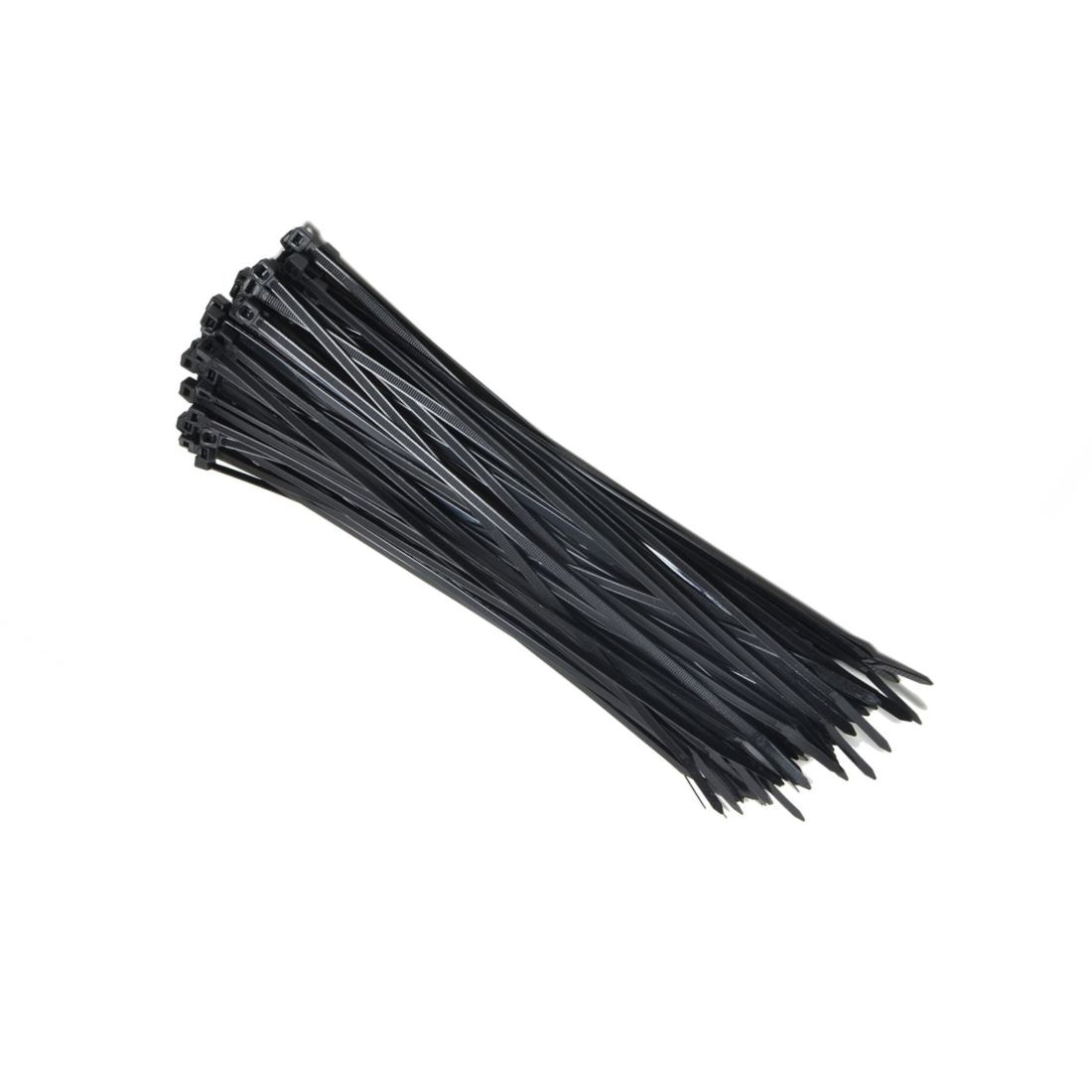 zak tie rips zwart 200x2,5cm (100 stuks)