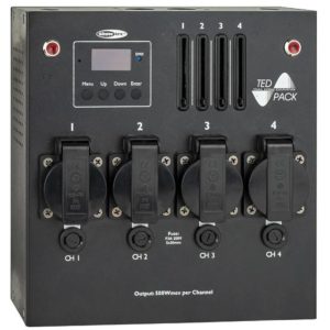 showtec ted pack 4 kanaals dimmer pack