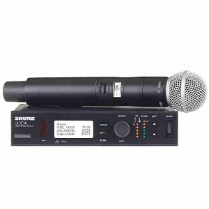 shure ulxd + 4 wireless microphone set